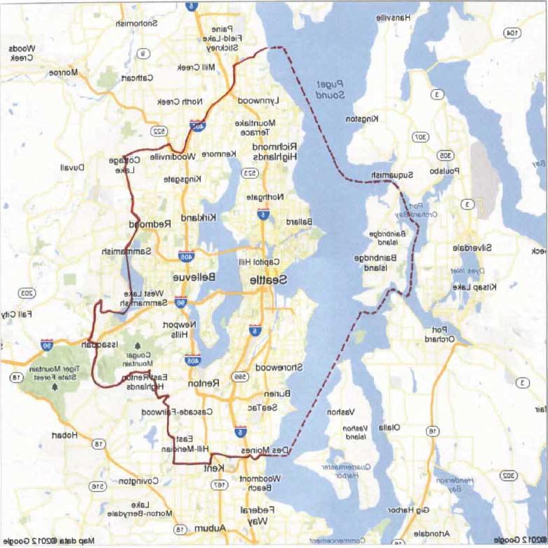 Commutable Distance Map